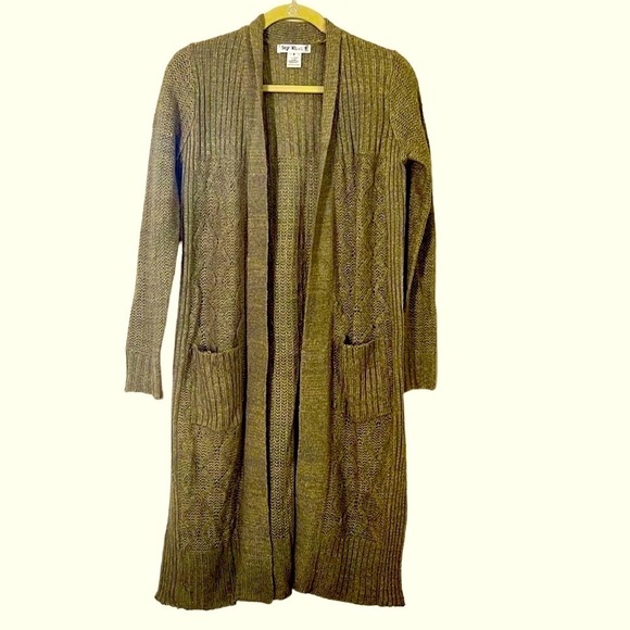 Say What? Sweaters - Long Knit Cardigan Sweater ~ Size: Small (Junior)